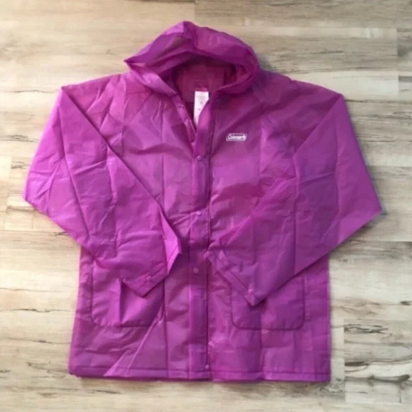 Pink Lightweight Coleman Rain Jacket - Picture 2 of 7